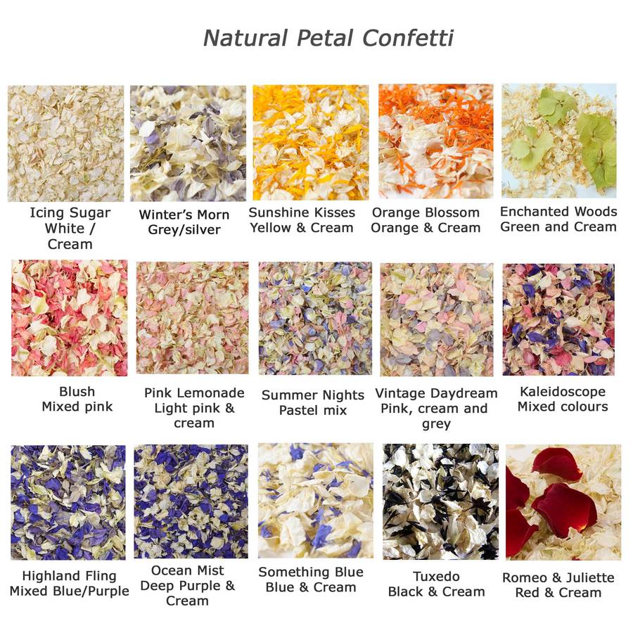 10 petal confetti pops by shropshire petals | notonthehighstreet.com