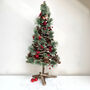 Red Woodland Table Top Christmas Tree, thumbnail 1 of 2