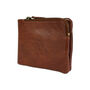 'Hudson' Men's Leather Bi Fold Wallet In Cognac, thumbnail 4 of 9