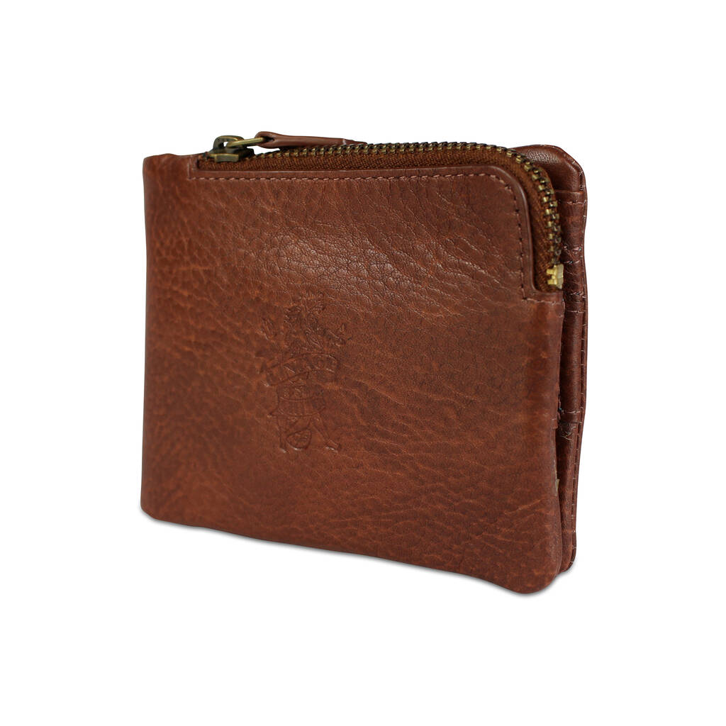 'Hudson' Men's Leather Bi Fold Wallet In Cognac By LeatherCo ...