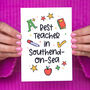 Personalised 'Best Teacher' Card, thumbnail 3 of 3