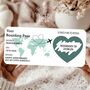 Personalised Boarding Pass, Boarding Pass Scratch To Reveal Card, thumbnail 5 of 8