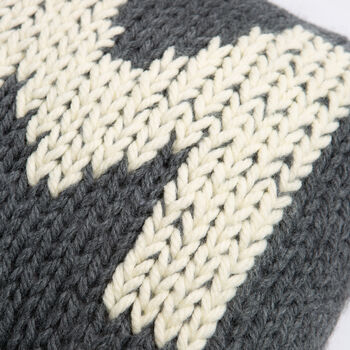 Monogram Cushion Easy Knitting Kit, 2 of 10