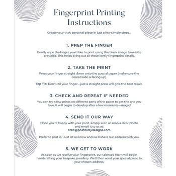 Personalised Engraved Fingerprint Signet Ring, 6 of 6