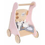 Personalised Wooden Pastel Pink Activity Walker Toy, thumbnail 7 of 10