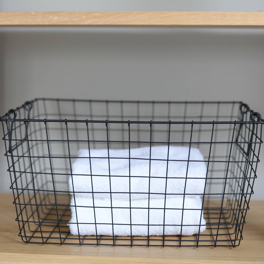 wire storage basket by the forest & co