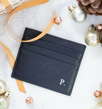 Personalised Leather Card Holder, 2 of 12