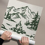 Life Is Better Around The Campfire Camping Print | Outdoor Adventure Poster, thumbnail 4 of 5