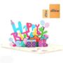 Pop Up 3D Birthday Card With Personalised Age, thumbnail 1 of 5