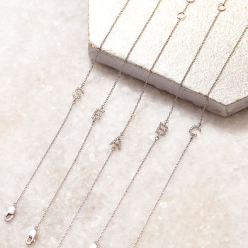 Diamond Letter Bracelet, 10 of 12