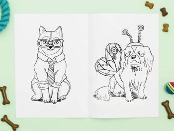 Colouring Book Doggy Dress Up, 6 of 8