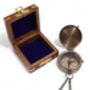 Royal Navy Compass With Wooden Box Or Leather Case, thumbnail 2 of 10