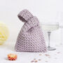 Mini Knot Bag Easy Crochet Kit, thumbnail 1 of 9