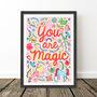 Unicorn And Floral Nursery Print Set – Set Of Three Whimsical Wall Art Prints, thumbnail 7 of 10