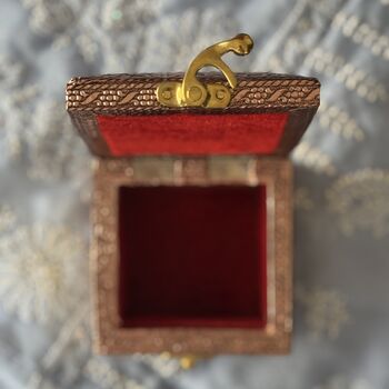 Jewellery Storage Box, Indian Trinket Box, 4 of 12