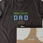 ‘Next Level Dad’ Cotton Tshirt For Gaming Lovers, thumbnail 1 of 6