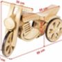 Hibba Classic Wooden Ride On And Rocking Trike, thumbnail 8 of 10