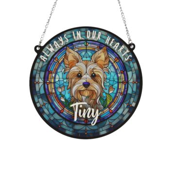 Yorkshire Terrier Memorial Suncatcher, 4 of 6