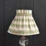 Dolly Green Scallop Gathered Scrunchie Lampshade, thumbnail 1 of 2