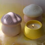 Mushroom Scented Candle Handmade Jar, thumbnail 2 of 3