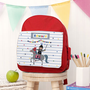 Personalised Children's Noble Knight Rucksack, 5 of 10