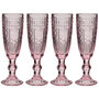 Set Of Four Armas Rose Champagne Flutes, thumbnail 2 of 5