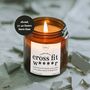 Cross Fit Gym Gifts For Him, Cross Fit Candle With Matches, thumbnail 3 of 11