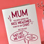 I'm Not Eating That Funny Mother's Day Card, thumbnail 3 of 4