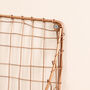 Three Wall Mounted Copper Home Storage Baskets, thumbnail 5 of 10