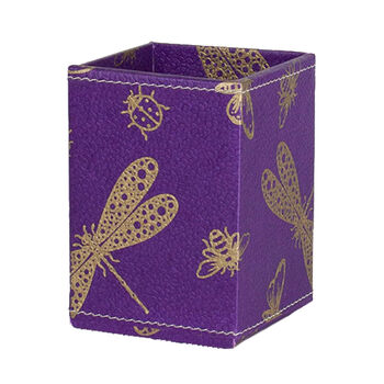 Purple Jewel Insects Desk Set, 3 of 3
