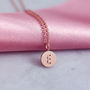Personalised Sterling Silver Disc Necklace, thumbnail 3 of 4
