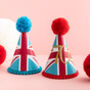 Bright Union Jack Party Hat, thumbnail 1 of 4