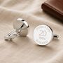 Personalised Anniversary Milestone Cufflinks, thumbnail 5 of 9