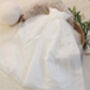 Silk And Tulle Christening Gown | Evelyn, thumbnail 4 of 12