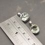 Green Amethyst Silver Necklace: February Birthstone, thumbnail 8 of 12