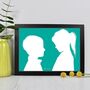 Contemporary Personalised Silhouette Portraits, thumbnail 6 of 11