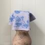 Women's Floral Cashmere Wrist Warmers Lavender, thumbnail 1 of 5