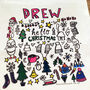 Personalised Colour It In Christmas Craft Sack, thumbnail 6 of 10