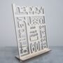 Personalised Wood Cut Out Birthday Plaque, thumbnail 4 of 5