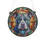 Staffordshire Bull Terrier Stained Glass Effect Suncatcher, thumbnail 3 of 6