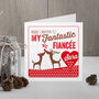 Personalised Fiancé Or Fiancee Christmas Card, thumbnail 2 of 4