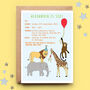 Personalised Jungle Birthday Party Invitations, thumbnail 2 of 2