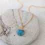 The Orb Turquoise December Birthstone Necklace, thumbnail 1 of 7
