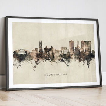 Scunthorpe Skyline Cityscape Art Print, 12 of 12