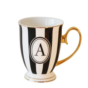 Alphabet Stripy Mug, 3 of 6