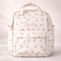 Personalised Embroidered Ditsy Square Backpack, thumbnail 1 of 3