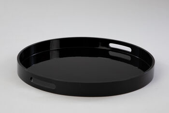 Large Circular Lacquered Trays, 3 of 8
