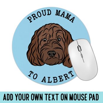 Cockapoo Computer Mouse Mat, 3 of 5
