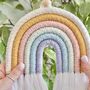 Macramé Rainbow Wall Hanging, thumbnail 4 of 12