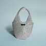 Metallic Raffia Crochet Tote Bag, thumbnail 6 of 7